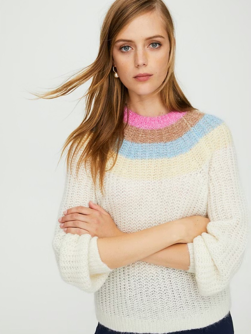 Aritzia Wilfred Saba Sweater Large Giselle/Butter Yellow